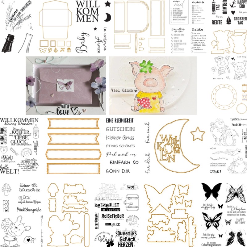 Baby Clothing Bag - Novidade 2026: Carimbos e Matrizes para