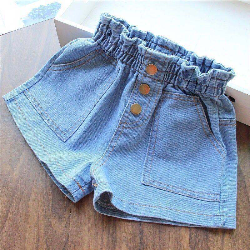 Baby Clothing Korea - Shorts de Jeans para Meninas de