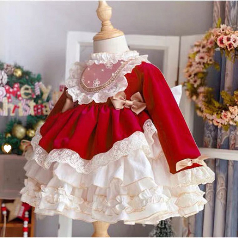 Baby Clothing Dresser - Menina vestido de festa do bebê