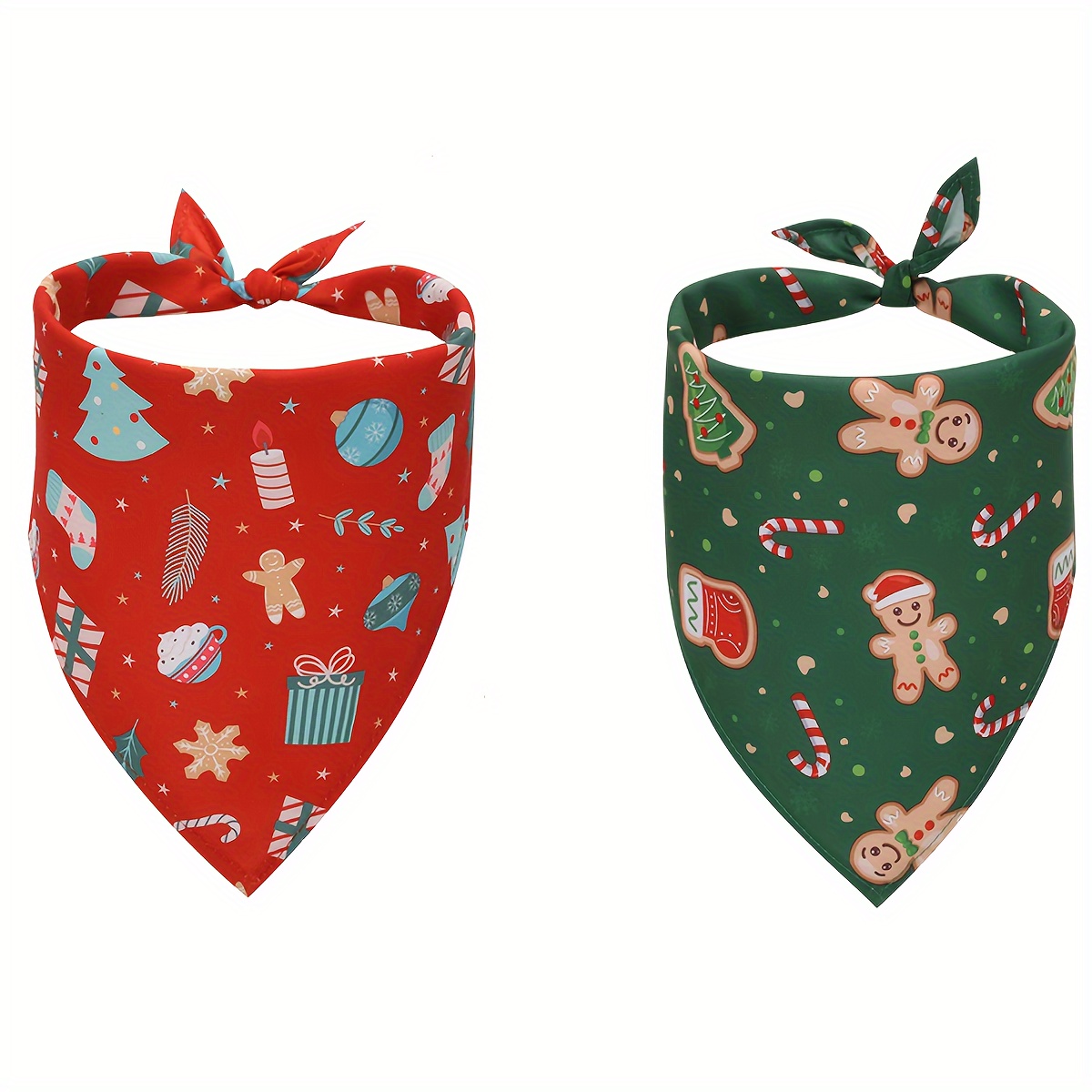 Printed Bibs Pack - Pacote com 2 lenços de Natal