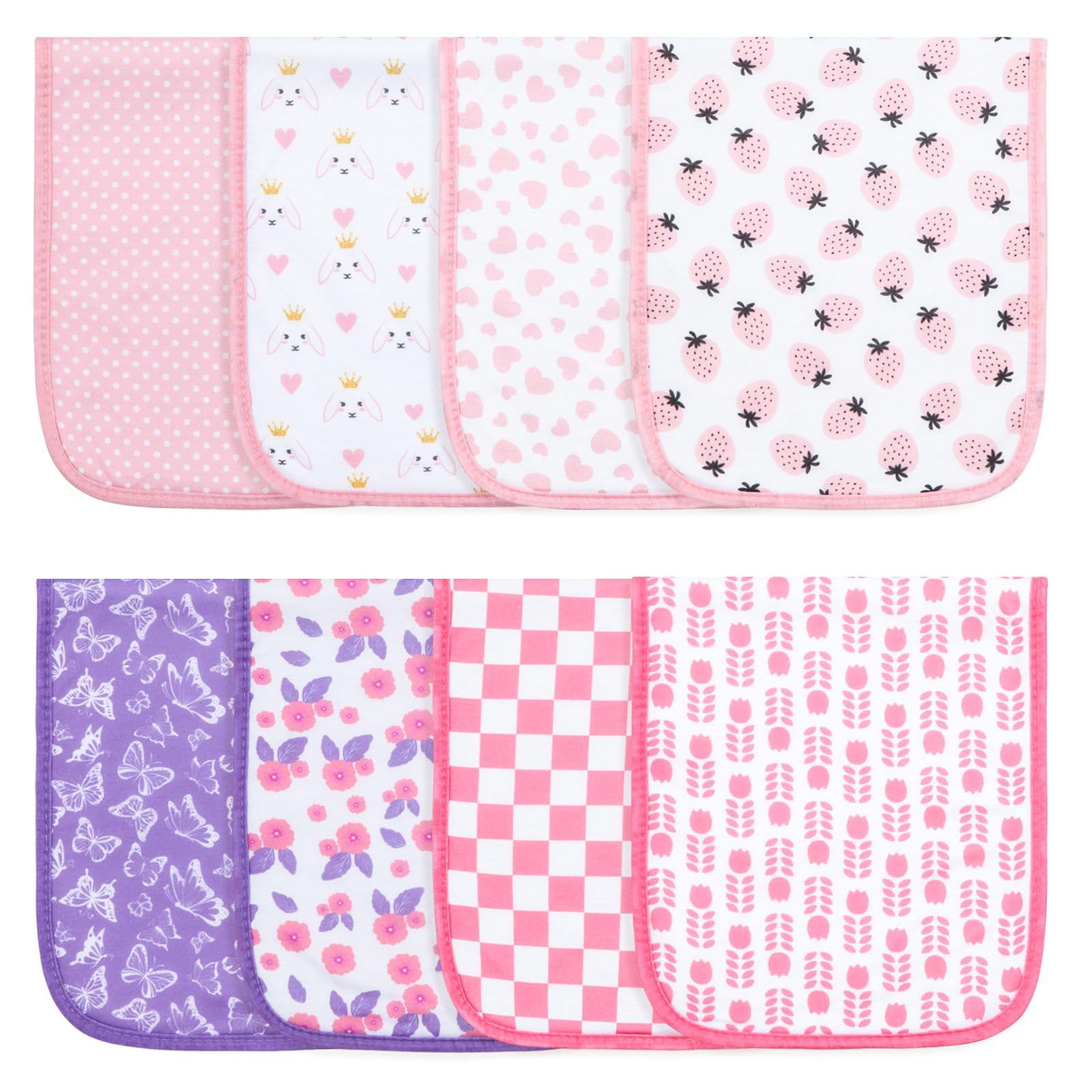 Printed Bibs Pack - Benoxine Pacote com 8 Panos de