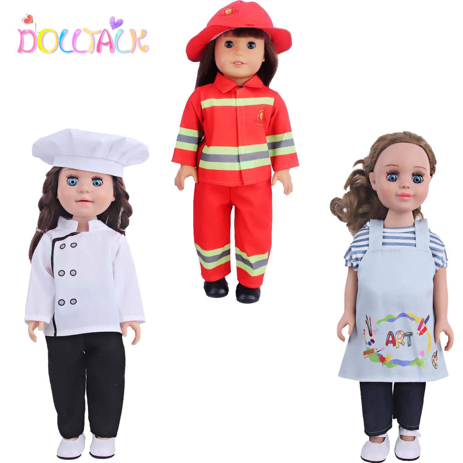 Baby Clothing Essentials - Role-playing americano 18 Polegada menina boneca