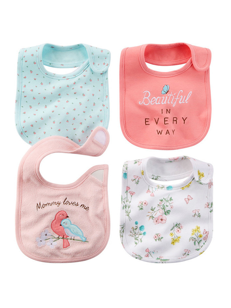 Baby Clothing For Boys - Babadores de bebê 100% algodão, bandana