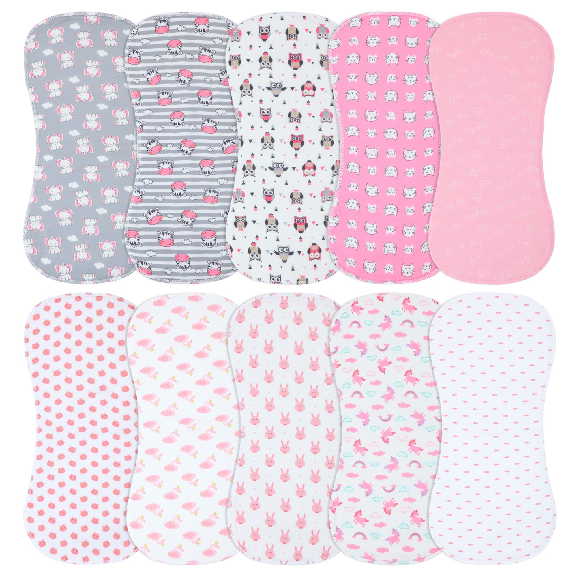 Printed Bibs Pack - Benoxine Pacote com 10 Panos Grandes