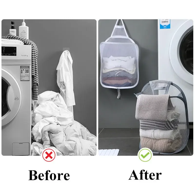 Dobrável Mesh Pendurado Cesta  - Baby Clothing Wardrobe avaliação e preço