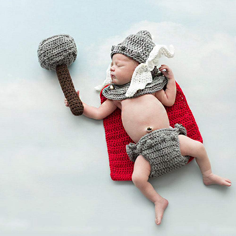 Roupa de crochê estilo super-h - Baby Clothing For Boys avaliação e preço