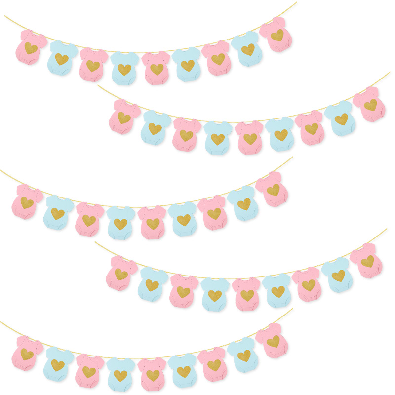 Guirlanda de Papel para Chá de - Baby Clothing Rail avaliação e preço