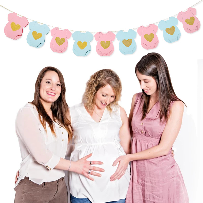Guirlanda de Papel para Chá de - Baby Clothing Rail avaliação e preço