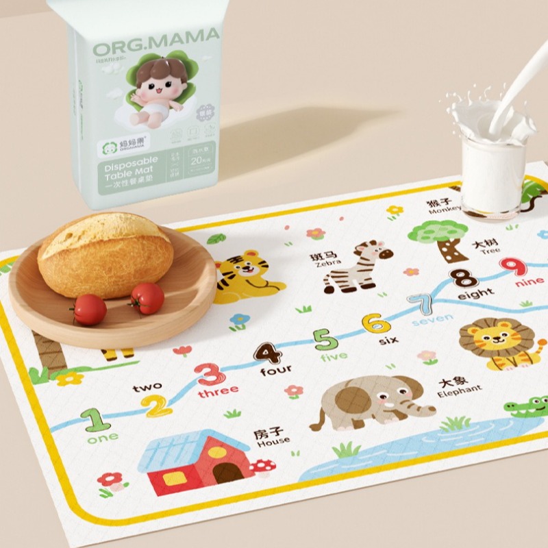 Pacote com 20 Sousplats Descar - Printed Bibs Pack avaliação e preço