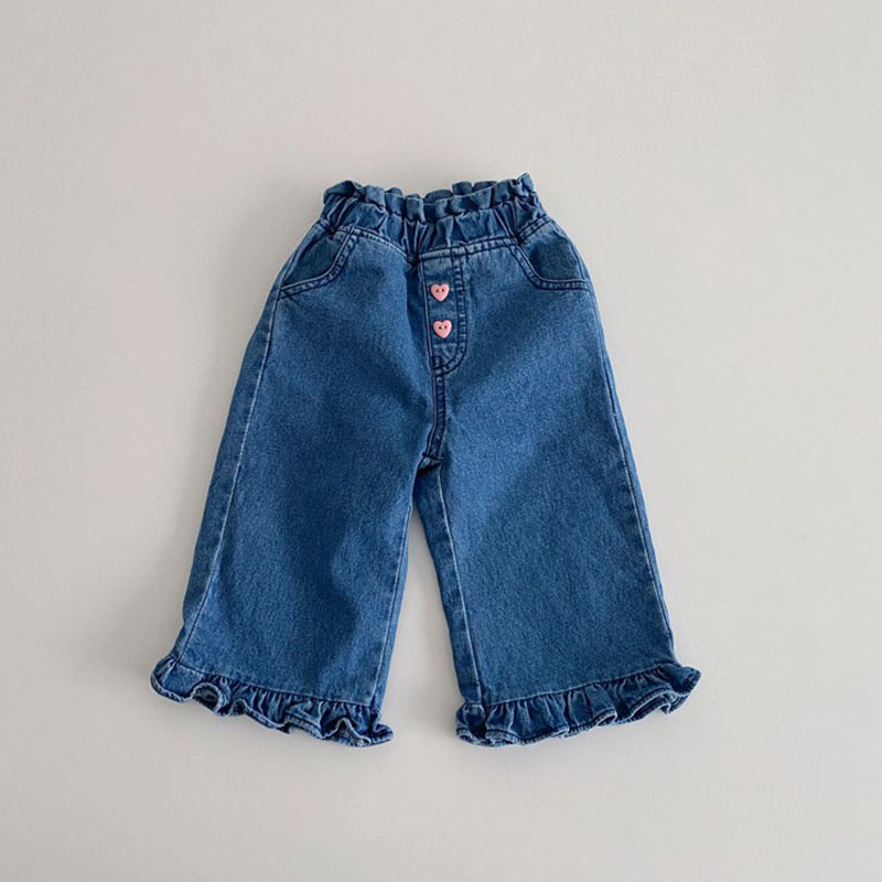 Bolsos babados infantis calça  - Baby Clothing Wash avaliação e preço