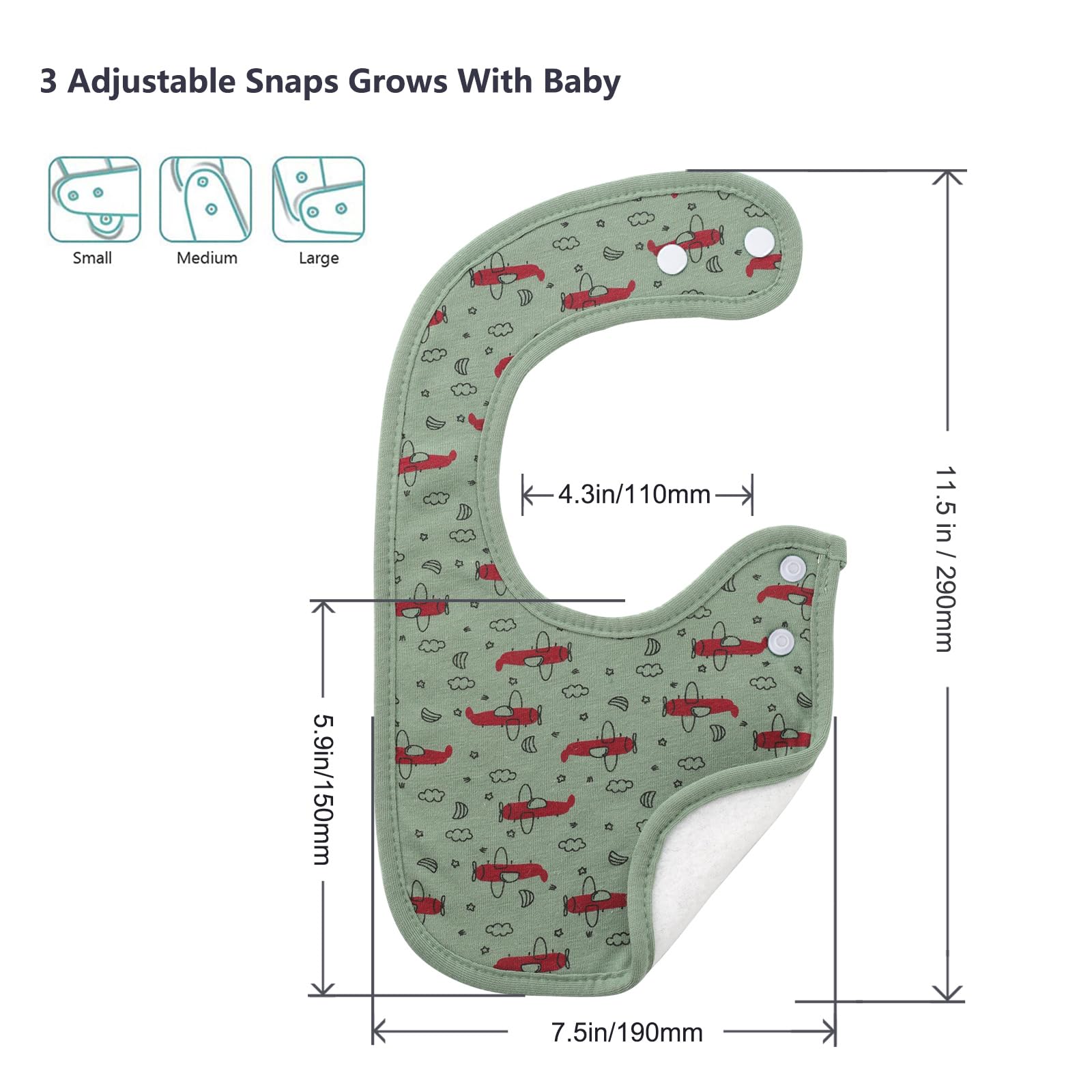 Pacote com 10 Babadores Bandan - Printed Bibs Pack avaliação e preço