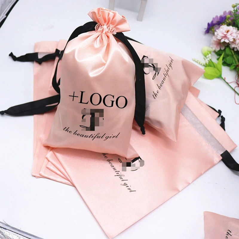 20 pces bebê rosa cetim seda b - Baby Clothing Bag avaliação e preço