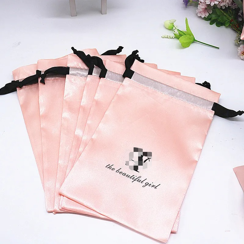 20 pces bebê rosa cetim seda b - Baby Clothing Bag avaliação e preço