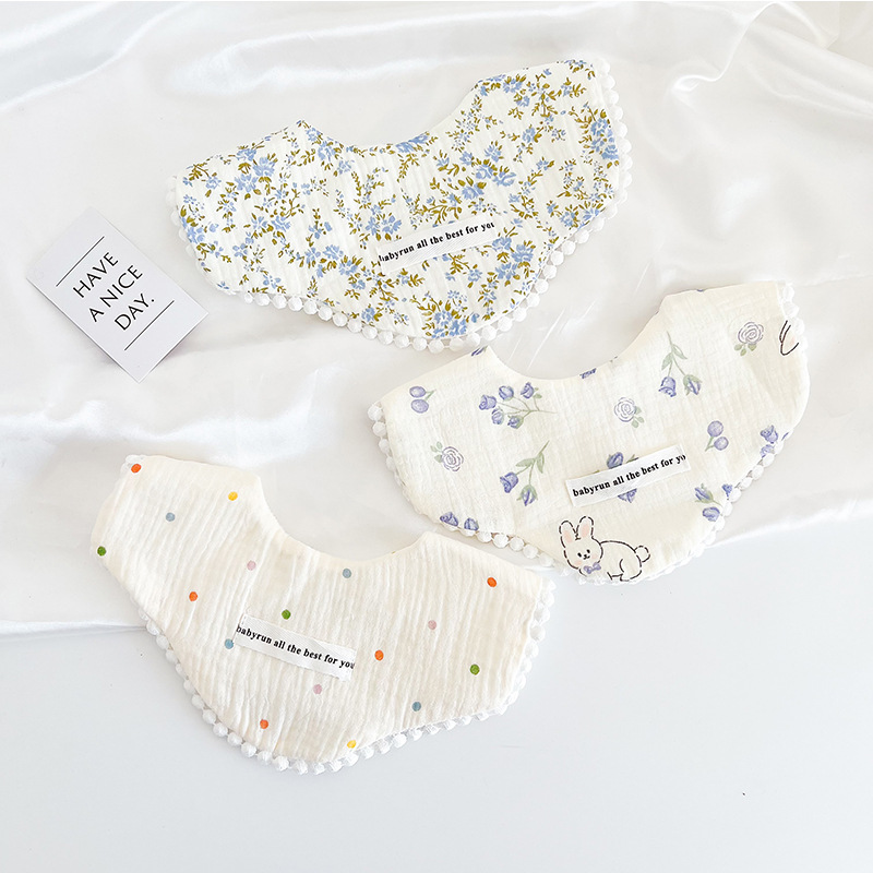 Babador de gaze de algodão par - Printed Bibs Pack avaliação e preço