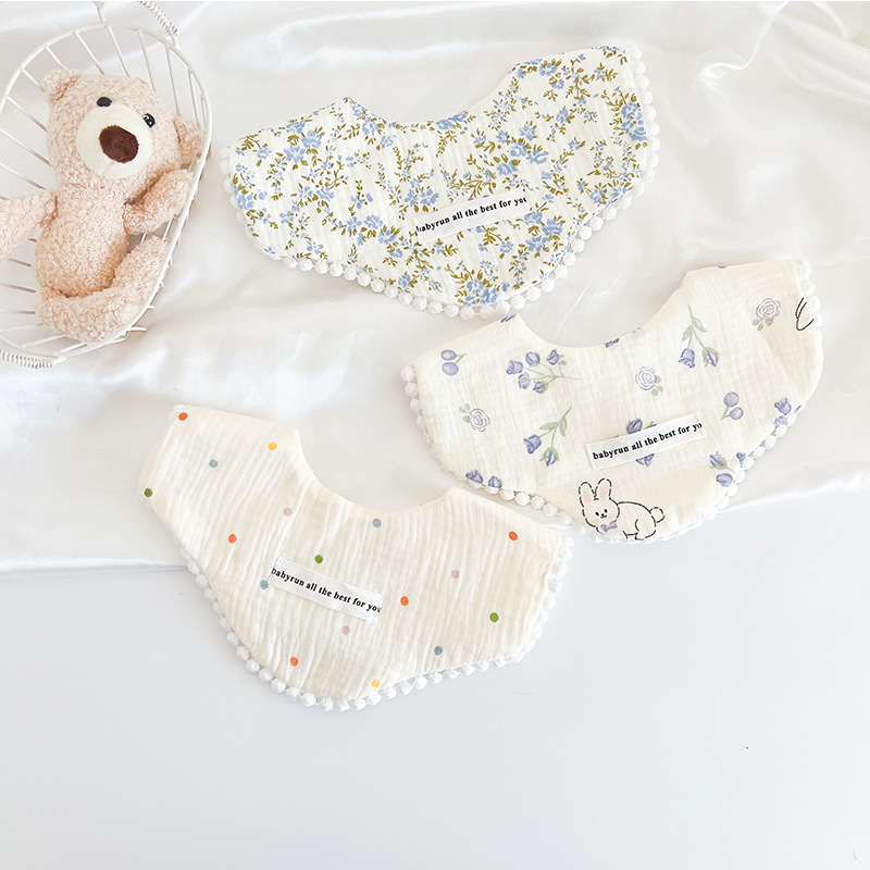 Babador de gaze de algodão par - Printed Bibs Pack avaliação e preço