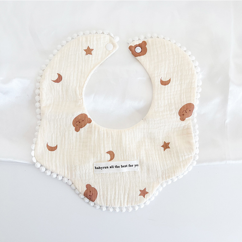 Babador de gaze de algodão par - Printed Bibs Pack avaliação e preço