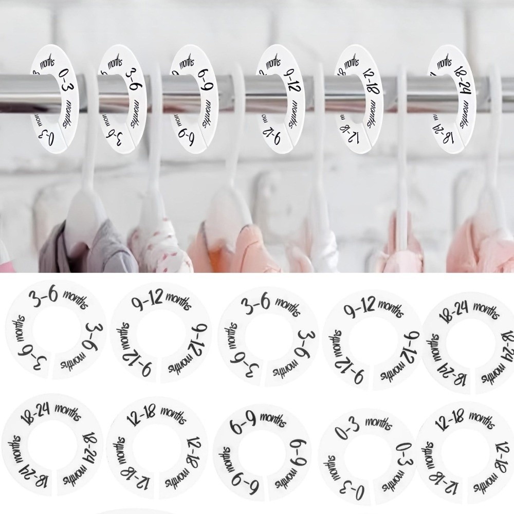 68/9 Peças Divisores de Tamanh - Baby Clothing Wardrobe avaliação e preço
