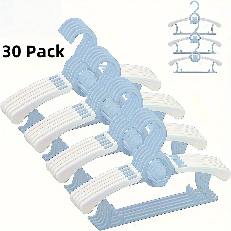 Pacote com 30 Cabides de Plást - Baby Clothing Wardrobe avaliação e preço